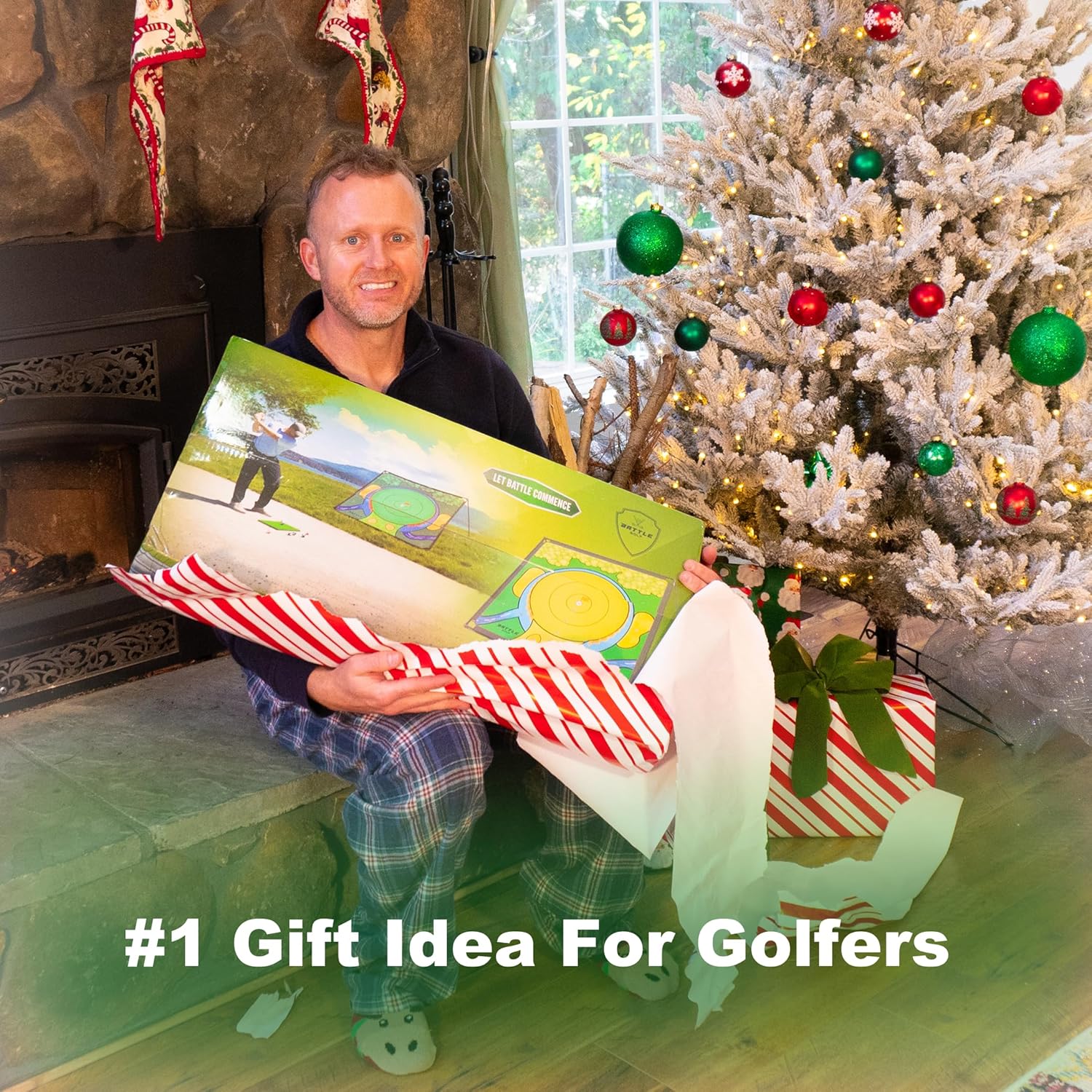 Chipping Game - The Original Portable Golf Game for Chipping Practice for Dads and Junior Golfers - Indoor and Outdoor (Extra Balls Set - 8 Players)